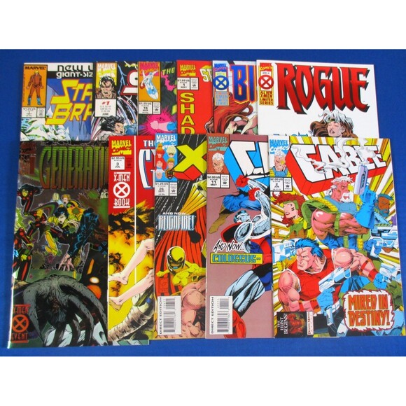 Marvel Comic Book Lot Generation X  X Force Cable Silver Surfer X Factor Rogue - Picture 1 of 8